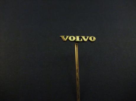 Volvo autofabrikant logo goudkleurig